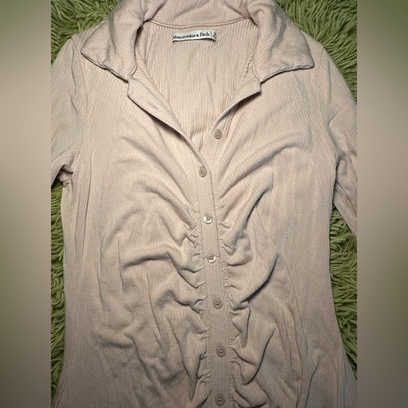 Abercrombie & Fitch Knit Shirt Dress - Picture 5 of 7